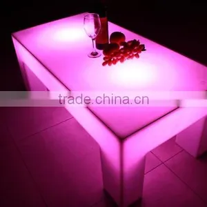 Modern Popular Led Lighting Plastic Bar Table, Coffee Table, Dining Table thumbnail-4