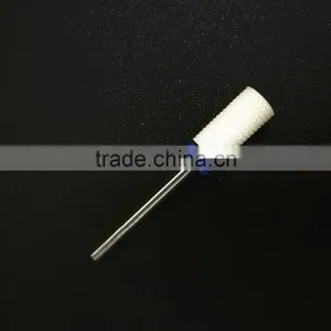 Medium Type Cylinder Head Ceramic Nail Drill Bit Rotary Burr For Electric Manicure Machines thumbnail-1