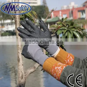 NMSAFETY Quality Comfort Half Coated Foam Nitrile Grip Work Glove thumbnail-1