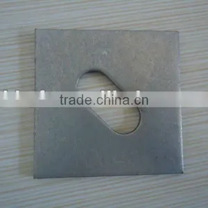 2"*2"*1/4"&3x3x1/4" Square/round/slooted Hole Washer on Sale thumbnail-3