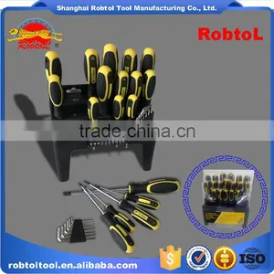 44 in 1 Interchangeable Screwdriver Set Plastic Rack Hex Key Precision Manual Repair Hardware Multi Purpose Tool Kit thumbnail-2
