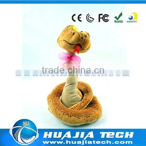 Music Twist Snake Plush Toy rc Animal Digital Voice Recorder With Remote Control thumbnail-1