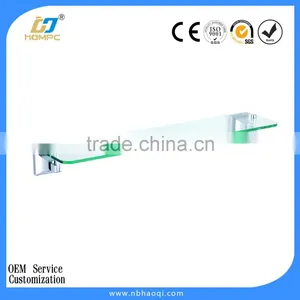 Wall Mounted High Quality Glass Bathroom Corner Shelf thumbnail-1