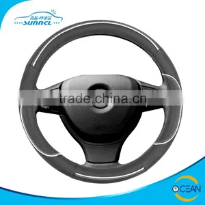 13 Inch Car Leather Steering Wheel Cover Sewing thumbnail-1