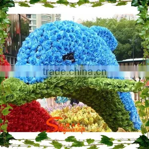 Artificial Grass Hand Topiary Park Decoration Special Shape Ornaments Artificial Topiary thumbnail-2