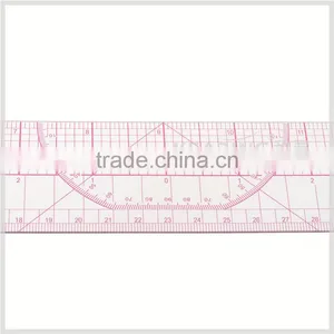 Kearing Chinese Manufacturer OEM 18'' & 45cm Plastic Pattern Grading Ruler # 8095 thumbnail-4