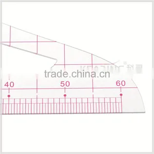 Kearing Flexible Plastic 1/4 Triangle Scale Rulers for Measure Built-in Calibration for Engineering Surveying#8514 thumbnail-2