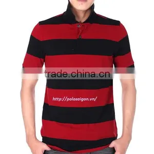 Mans Striped Polo Shirts European Style t Shirt Cotton American Style T Shirt Men / Custom Style T / Stripe Polo Shirt thumbnail-1