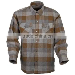Custom Men's Flannel Shirt With Hood Long Sleeve High Quality thumbnail-1
