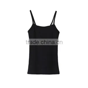 Trade Assurance Promotional 100% Cotton Custom Women Blank Tank Top thumbnail-6