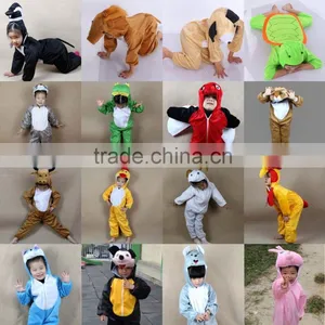 Kids Fall Boutique Clothes Cartoon Animals Costumes Cosplay Jumpsuit Rabbit Mouse Leopard Cat Halloween Clothing for Boy Girl thumbnail-1