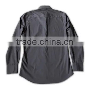 2015 Hot Sell Wholesale Men's Custom Blank Organic Cotton Shirts thumbnail-5
