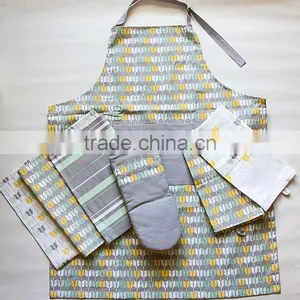 Floral Screen Printed Kitchen Set thumbnail-3