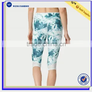 Custom Wholesale Gym Fitness & Body Building Yoga Wear Printed Shorts For Women thumbnail-1