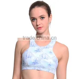 Factory Directly Custom Yoga Top Racerback Singlets Women Sport Crop Tops thumbnail-3