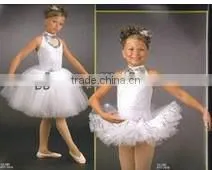 White Swan Lake Performance Ballet Tutu Costumes Girls Leotard Dance Ballet Dress Skirt Tutu Ballet Costumes White Tutus thumbnail-1