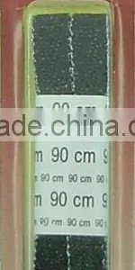 Cotton Black Fat Flat Shoe Lace thumbnail-1
