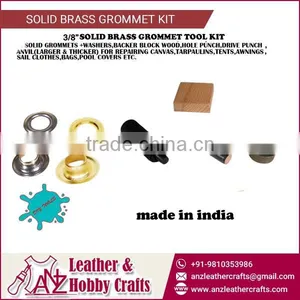 Round Shape Brass Grommets Kit With Standard Accessories thumbnail-1