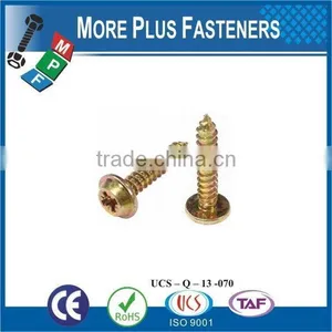 Made in Taiwan Carbon Steel Wafer Head Self Drilling Screw TEK Screw for Roofing Screw thumbnail-1