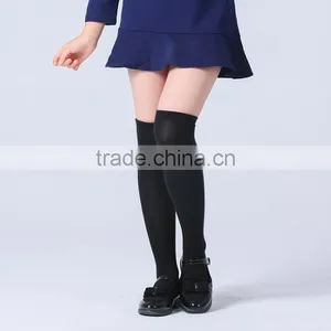 2017 School Girl Knee High White Socks, Custom Teen Girl White Socks thumbnail-2
