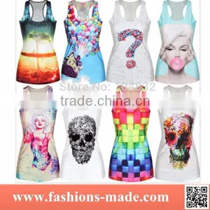 Custom Tank Tops for Women Wholesale thumbnail-1