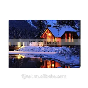 Wholesale Golden Candle Painting Canvas Oil Painting Without Frame thumbnail-1