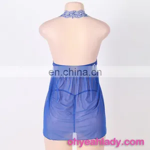 Low MOQ Fancy Teen Girls See Through Sexy Sleepwear thumbnail-6