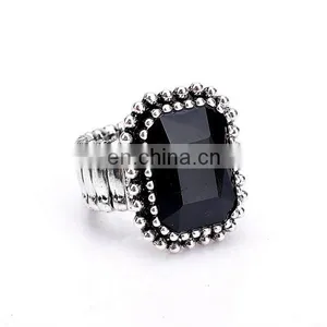 Vintage Colorful Diamond Knuckle Ring Stretch Elastic Ring Wholesale thumbnail-3