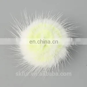 Fluffy and Cute Factory Price Mink or Fox Fur Flowers thumbnail-6