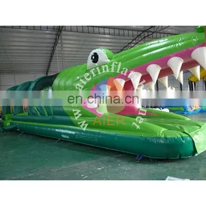 Crocodile Inflatable Water Slide Slide the City Adults Kids thumbnail-1