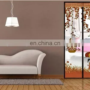 Upgrade Encryption Printing Magnetic Mosquito Net Door Screen for Wholesale thumbnail-6