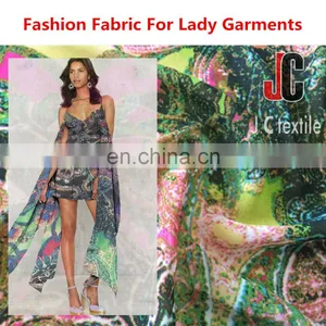 High Quality 100% Polyester Printed Chiffon Fabric Price per Meter thumbnail-1