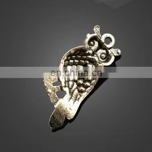 Wholesale Animal Owl Shape Pendant Alloy Pendant Key Chain Accessories thumbnail-2