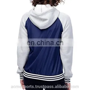 Varsity Style Wind Breaker Jacket - 2017 New Design Wind Breaker Jacket Two Toned - Wholesale Wind Breaker Jacket 2017 thumbnail-2