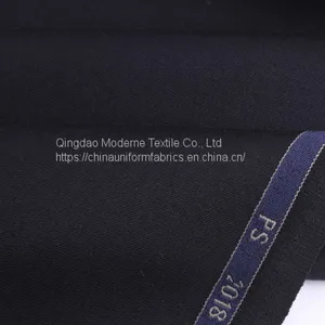 Customized Italian Polyester Viscose TR Suiting Fabric With Selvage thumbnail-1