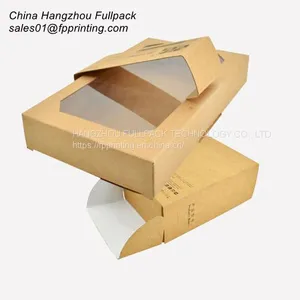 Craft Paper Packaging Box With Clear PET Window thumbnail-3