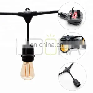 Waterproof Festoon Light Patriot Products Outdoor Powered Solar Led Garden Lighting thumbnail-5