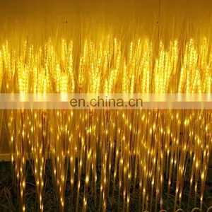 Hot Led Wheat Light Outdoor Decorative Garden Lights Simulation Luminescence Wheat Light ABS Hair Rod Copper Wire Wheat Light thumbnail-4
