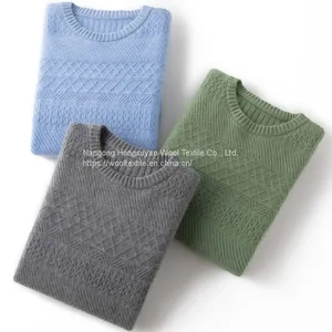 Fashion Knitted Pullover Cashmere Sweater Men Casual Sweater for Sale thumbnail-1