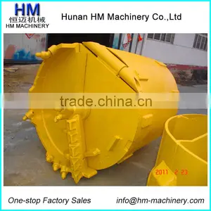 Single Cut Soil Drilling Bucket For Bauer Rotary Drilling Rig thumbnail-3