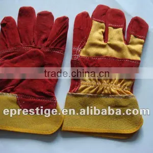 CE Certified 10.5" Leather Work Gloves thumbnail-1
