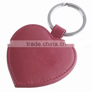 Heart Shaped Leather Keychain thumbnail-1