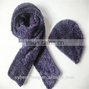 New Fashion Winter Two-piece Hat and Scarfs Adult Winter Hats and Caps thumbnail-1