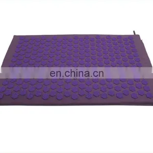 Flower Shape Spike Without Glue on Duck Canvas Acupressure Foot Mat thumbnail-3