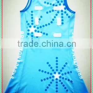 Design Your Own Style Cheap 100% Polyester Netball Dresses thumbnail-2
