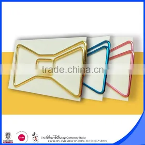 Iron Wire Colorful Plated Bow Paper Clip Logo Design Quality Choice thumbnail-4