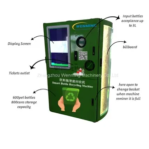 4G/WIFI Intelligent Beverage Bottle Recycling Machine Drink Bottle RVM Machine Smart Recycling Machine thumbnail-1