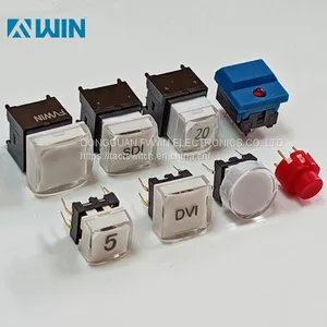 Illuminated Push Button For Broadcast Control thumbnail-1