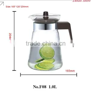 Made in China BPA Free Promotion Economic Water Pot Water Jug Heat Insulation Glass Water Pot thumbnail-2