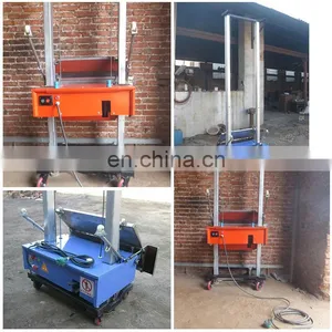 Cement Mortar Price Automatic Wall Plastering Machine GMEH-800-R Mini Concrete India Brick Wall thumbnail-3